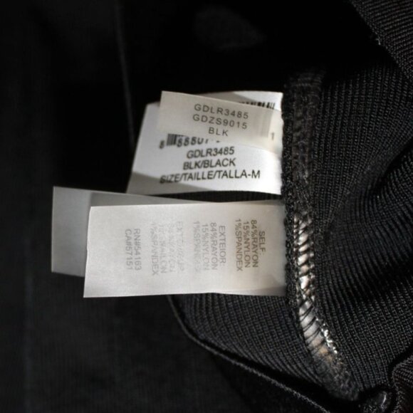 NWT Guess Los Angeles Size M Little Black Dress Bandage Bodycon GDLR3485 - Picture 10 of 14